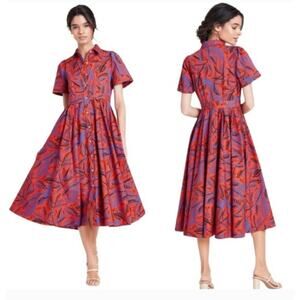 Alexis x Target Tropical Leaf Shirt Dress